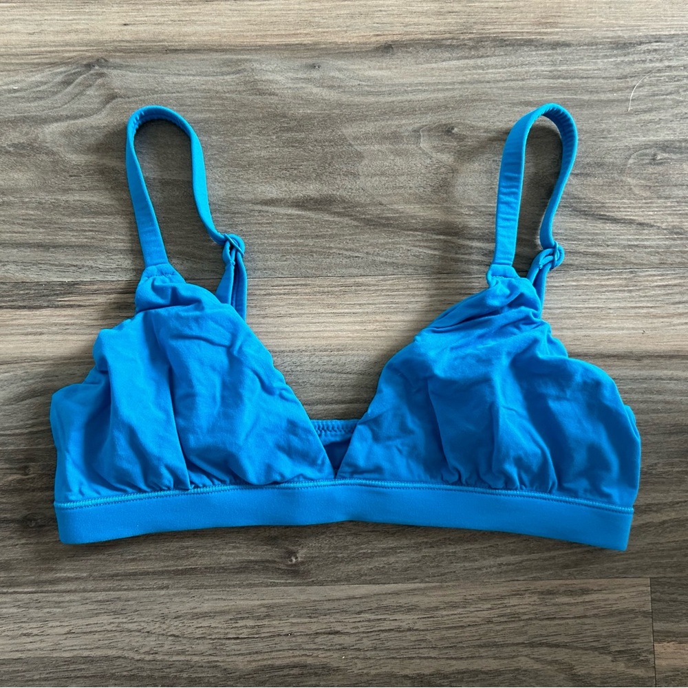 Skims - Fits Everybody Triangle Bralette - Women S - Blue